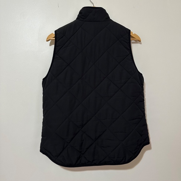 J. Crew Factory Black Quilted Vest - Picture 3 of 5